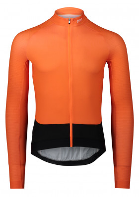 Pánský cyklistický dres POC Ms Essential Road LS Jersey POC O Zink Orange